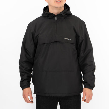 Mens Windbreaker Spring/Summer Jackets Black Lightweight Hooded