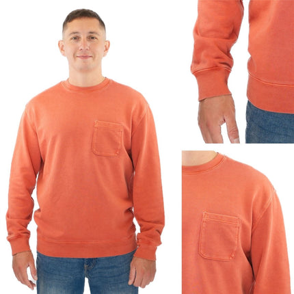 M&S Orange Sweatshirts Long Sleeve Tops-Quality Brands Outlet-