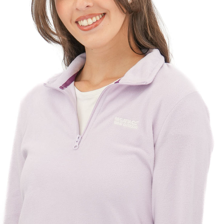 Regatta Lilac Sweethart Zip Neck Fleece - Quality Brands Outlet