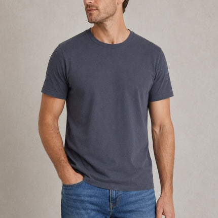 Mens Bless Cotton T-Shirt Anthracite Grey - Quality Brands Outlet