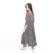 Seasalt Maggie Maxi Dress Navy Floral Moor Maritime - Quality Brands Outlet