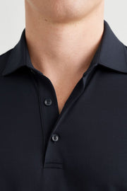 Porofino Polo Shirt Navy Long Sleeve Tops - Quality Brands Outlet