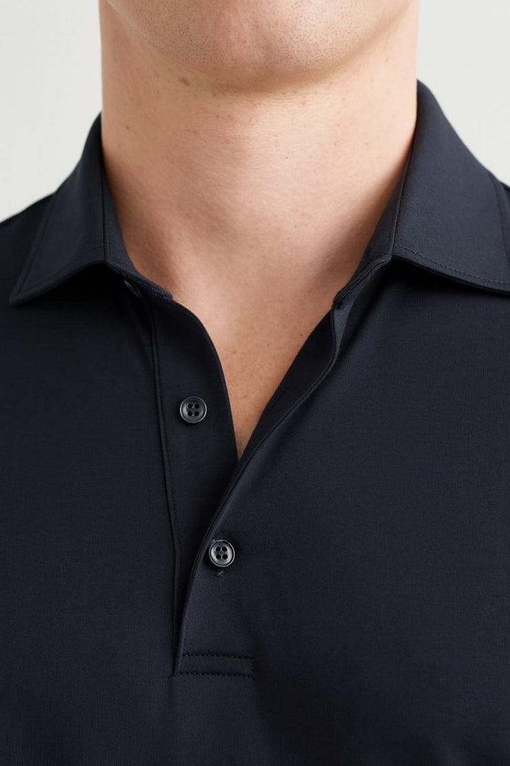 Porofino Polo Shirt Navy Long Sleeve Tops - Quality Brands Outlet