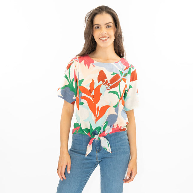White Stuff Sara Tie Hem Top-Quality Brands Outlet-