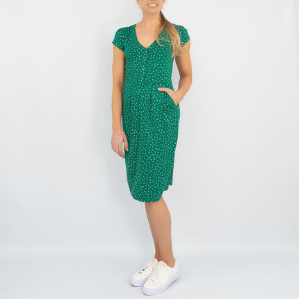 Boden Alberta Jersey Polka Dot Dress-Quality Brands Outlet-