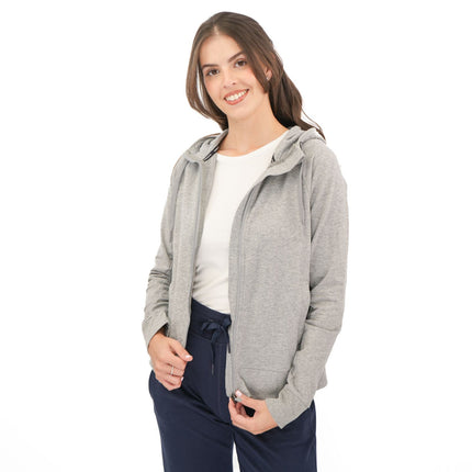 M&S Goodmove Active Hoodie Grey Full Zip-Quality Brands Outlet-
