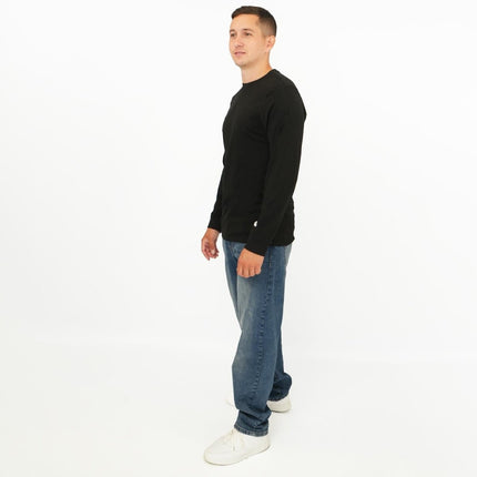 Long Sleeve T-shirt Essentials Black Tops-Quality Brands Outlet-