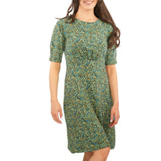 Weird Fish Green Cassandra Swing Dress - Quality Brands Outlet