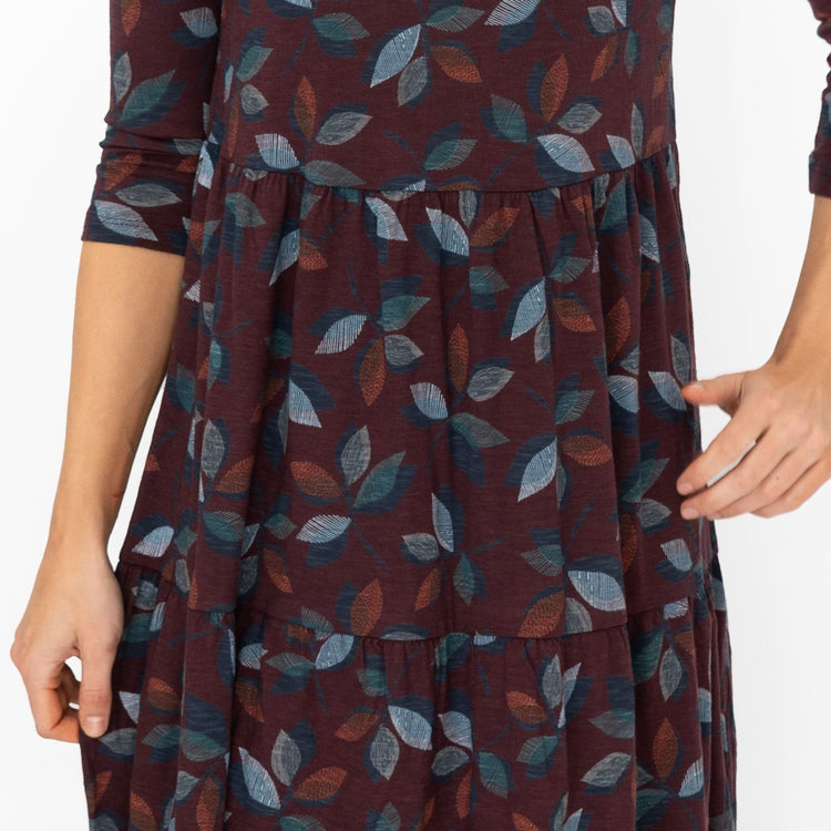 Seasalt Burgundy Midi Dress