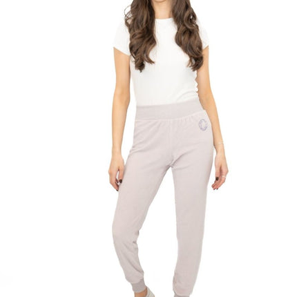 Lipsy Lilac Sequin Velour Joggers-Quality Brands Outlet-