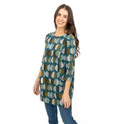 Seasalt Tunic Shore Foraging Longline Top Cotton 3/4 Sleeve - Quality Brands Outlet