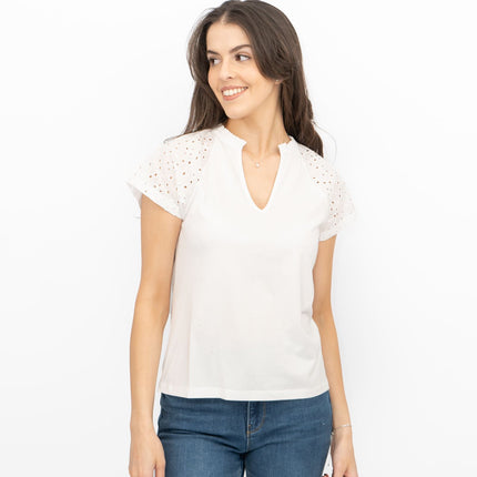Hobbs White Beki Broderie Top-Quality Brands Outlet-