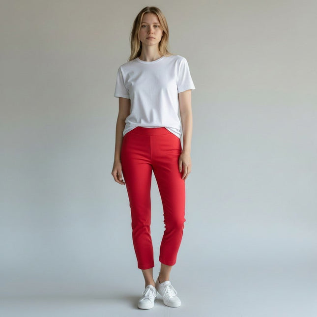 White Stuff Isla Cropped Skinny Stretch Leggings in 3 Colours-Quality Brands Outlet-