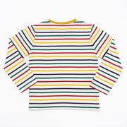 Mini Boden Girls Striped T-Shirt Long Sleeve Jersey Tops