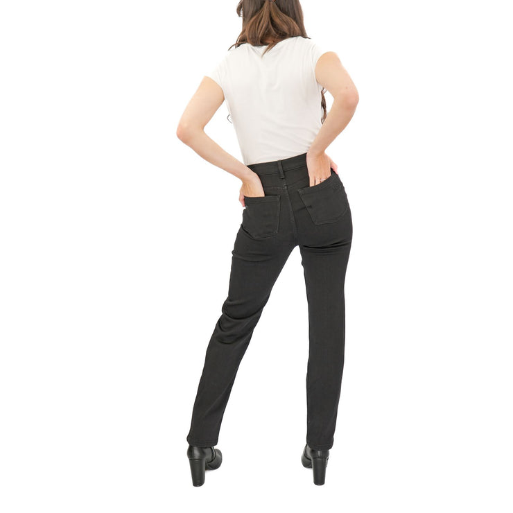 M&S Per Una Roma High Waisted Sparkle Jeans Black