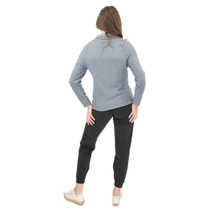 Trespass Half Zip Microfleece Fleece Jackets Dark Blue-Quality Brands Outlet-