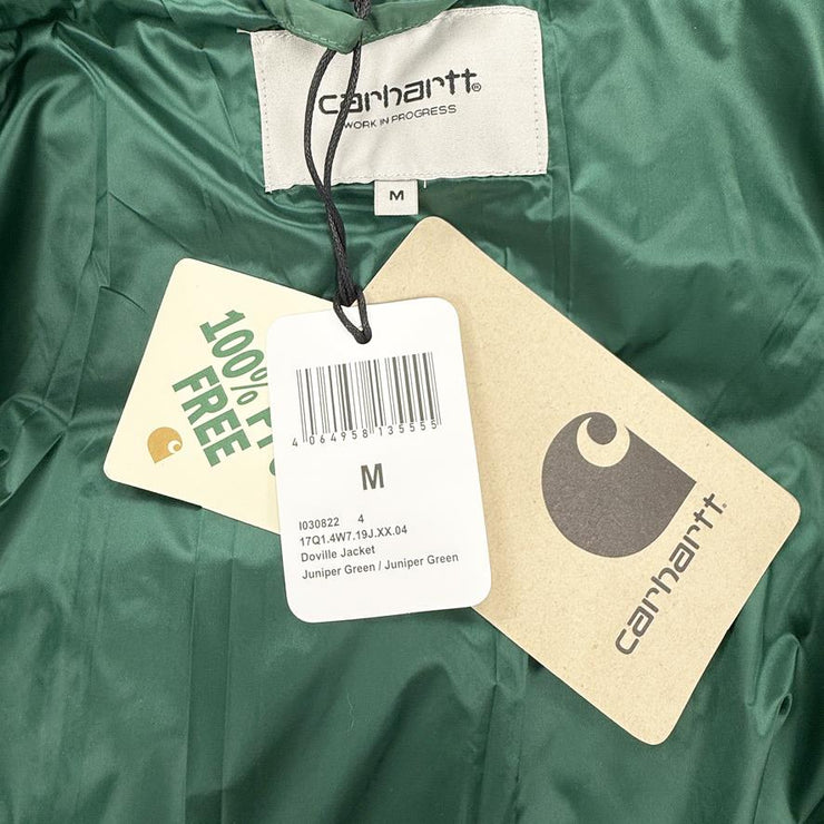 Carhartt WIP Mens Doville Water Repellent Puffer Jacket Green