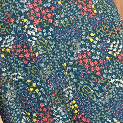 Seasalt Wilsey Empire Line Dress Teal Green - Quality Brands Outlet