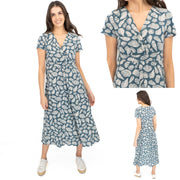 Seasalt Blue Chapelle Dress in Pocket Shells Print - Quality Brands Outlet