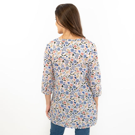 Seasalt Floral Womens Aventurier Cotton Tunic-Quality Brands Outlet-