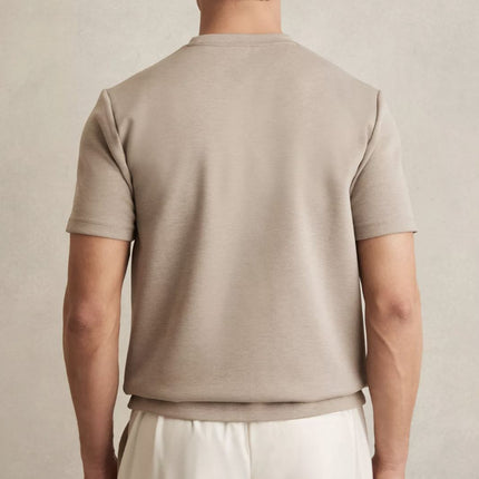 Bradley Heavyweight T-Shirt Taupe Brown - Quality Brands Outlet
