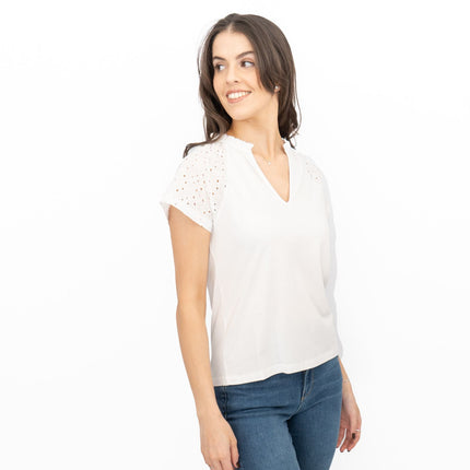 Hobbs White Beki Broderie Top-Quality Brands Outlet-
