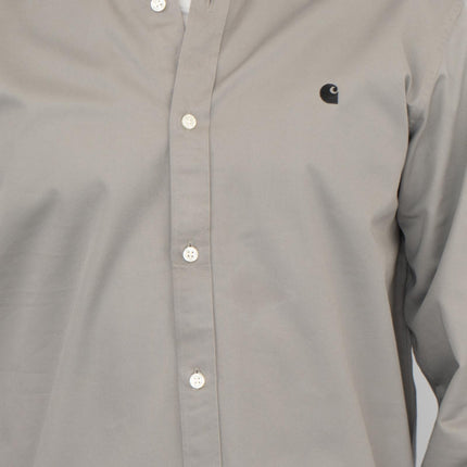Premium Brand Shirt Long Sleeve Madison Royal Grey