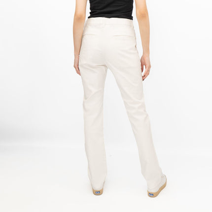 White Stuff Stretch Trousers White-Quality Brands Outlet-