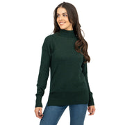 Nobodys Child Longline Jumper Funnel Neck Supersoft Green - Quality Brands Outlet