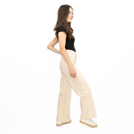 M&S Wide Leg Jeans Cream
