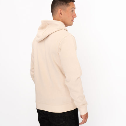 Ben Sherman Mens Logo Hoodie Beige-Quality Brands Outlet-