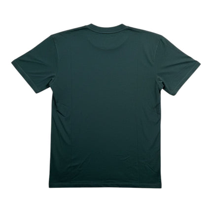 Tommy Dark Green Worldwide Logo T-Shirt Crew Neck Short Sleeve-Quality Brands Outlet-