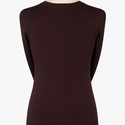 Brady V-Neck Tops Plum Long Sleeve-Quality Brands Outlet-