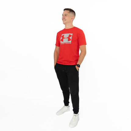 Under Armour Men Logo Print Sportstyle Red Short Sleeve T-shirt