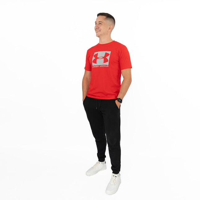 Under Armour Men Logo Print Sportstyle Red Short Sleeve T-shirt
