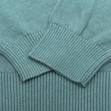 Crew Clothing Mens Knitted Jumper Long Sleeve Emerald Green-Quality Brands Outlet-