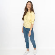 Phase Eight Cristine Yellow Short Sleeve Batwing Tops