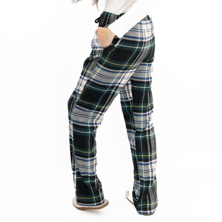 Old Navy Womens Green White Plaid Tartan PJ Stytle Bottoms - Quality Brands Outlet