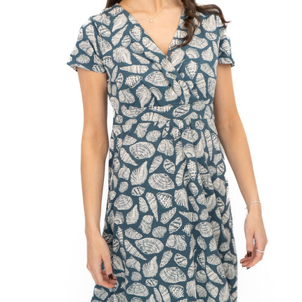 Seasalt Blue Chapelle Dress in Pocket Shells Print - Quality Brands Outlet