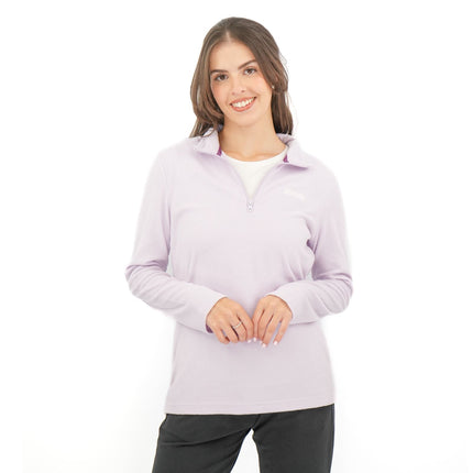Regatta Lilac Sweethart Zip Neck Fleece-Quality Brands Outlet-