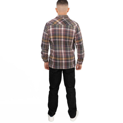 Premium Brand Long Sleeve Check Pink Shirt-Quality Brands Outlet-