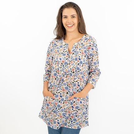 Seasalt Floral Womens Aventurier Cotton Tunic-Quality Brands Outlet-