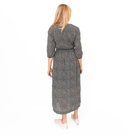 Seasalt Rock Dove Black Midi Dress-Quality Brands Outlet-