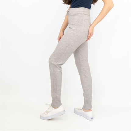 River Island Womens Ribbed Knit Skinny Leg Jersey Joggers