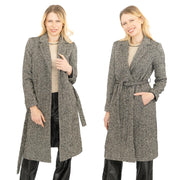 Womens Twill Herringbone Coat