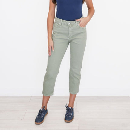 M&S Crop Slim Leg Jeans Green - Quality Brands Outlet