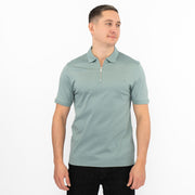 M&S Mens Autograph Polo Shirt Supima Cotton Duck Egg