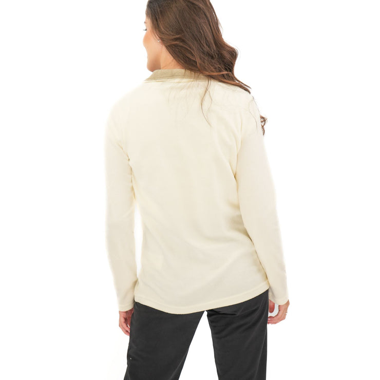 Regatta Cream Sweethart Zip Neck Fleece - Quality Brands Outlet