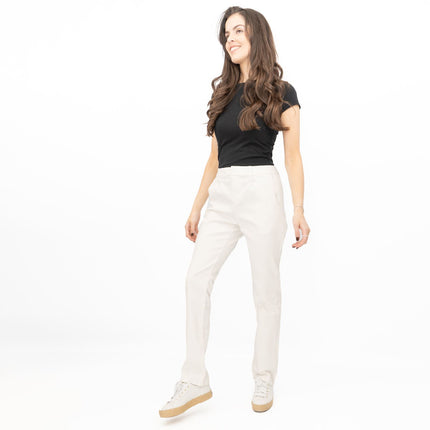 White Stuff Stretch Trousers White-Quality Brands Outlet-