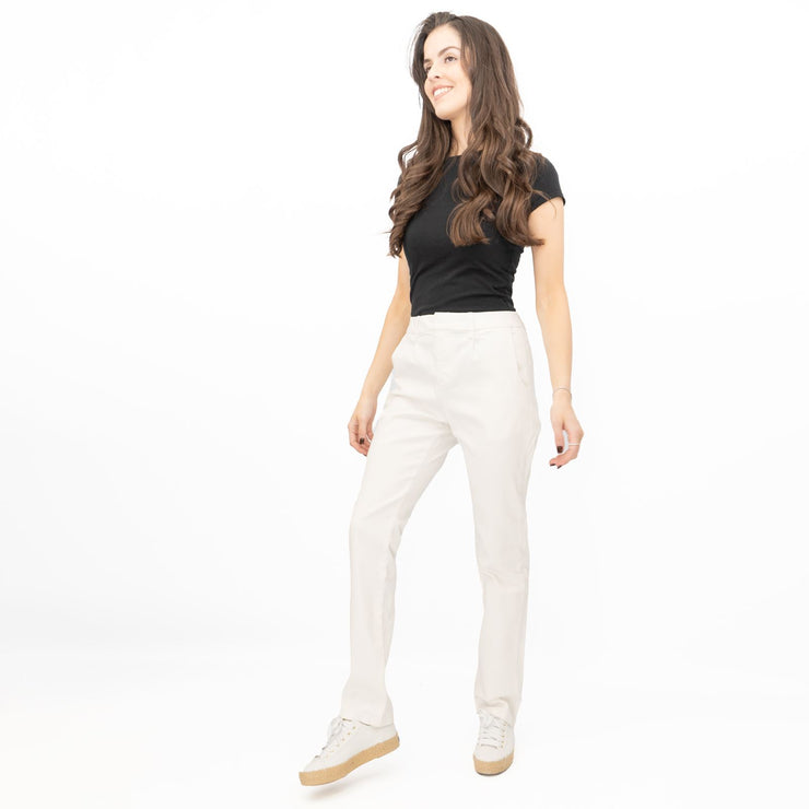 White Stuff Stretch Trousers White - Quality Brands Outlet